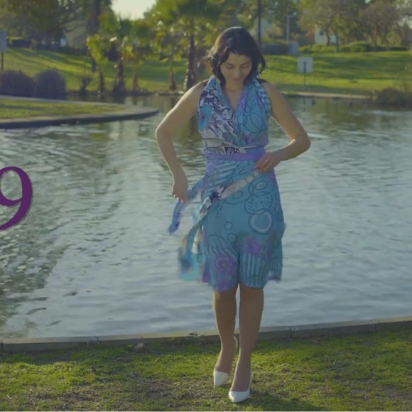 Reversible Silky Maxi Skirt. Multiple Ways to Wear For Big or Small Young Older - Picture 15 of 17